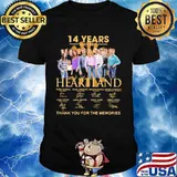 14 Years 2007 2021 Heartlanf Thank You For The Memories Signature Shirt