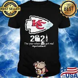 2020 The Year When Got Real Quarantined Chiefs Covid 19 Shirt