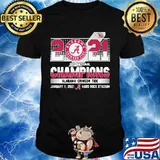 2021 Alabama Crimson Tide Cfp National Champions Football Shirt