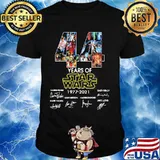 44 Years Of Star Wars 1977 2021 Signature Shirt
