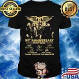 50th Anniversary 1970 2020 Thank You For The Memories Signature Shirt