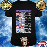 61st Anniversary 1960 2021 Buffalo Bills Thank You For The Memories Signature Shirt