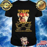 70 Years 1951 2021 I Love Lucy Thank You For The Memories Signature Shirt