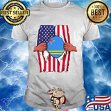 Aruba Flag Blood Inside Me Home Pride Aruban American Shirt