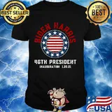 Biden Harris 46th President Election Inauguration Day 1202021 Usa Flag Shirt