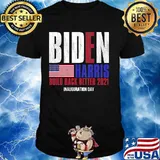 Biden Harris Build Back Better Inauguration Day 2021 American Flag Shirt
