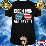 Biden Won Get Over It Patriotic Pro Joe Inauguration Sunglasses American Flag Shirt