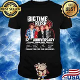 Big Time Rush 12th Anniversary 2009 2021 Signature Thank You For The Memories Shirt