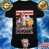 Bob’s Burgers 10th Anniversary 2011 2021 Thank You For The Memories Signature Shirt