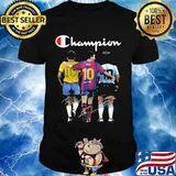 Champion Lionel Messi Pelé Diego Armando Maradona Football Shirt