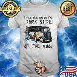 I Will See You On The Dark Side Of The Moon Rainbow Shirt