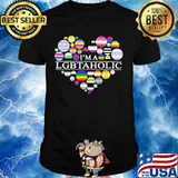 I’m A Lgbtaholic Heart Color Lover Lgbt Shirt
