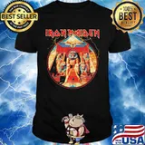 Iron Maiden Powerslave Lightning Circle Shirt