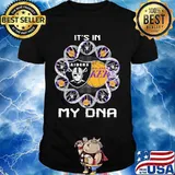 It’s In My Dna Raiders And Los Angeles Lakers Team Football Shirt