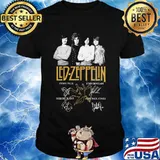 Led Zeppflin Band Music Player Team Signature Shirt