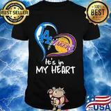 Love Los Angeles Lakers It’s In My Heart Shirt