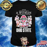 Never Underestimate A Woman Who Understands Baseball And Loves Ohio State Football Shirt
