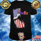 Official Fedex American Flag Shirt