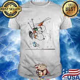 Official Snoopy Snowboarding Shirt