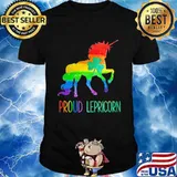 Proud Lepricorn Unicorn Lgbt Shirt