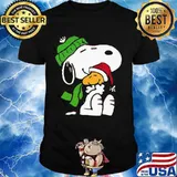 Snoopy With Woodstock Merry Christmas Shirt
