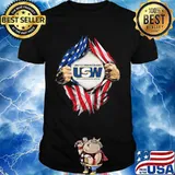 Superman United Steelworkers Unity And Strength For Workers American Flag Shirt