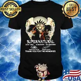 Supernatural 2005 2021 Thank You For The Memories Signature Shirt
