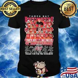 Tampa Bay Buccaneers 45th Anniversary 1976 2021 Thank You For The Memories Signature Shirt