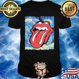 The Rolling Stone Rock And Roll Lips Shirt