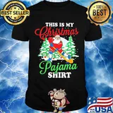 This Is My Christmas Santa Claus Play Golf Ball Pajama Shirt