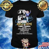 Tommy Lasorda 1927 2021 Hall Of Fame Thank You For The Memories Signature Shirt