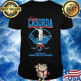 Tommy Lasorda 1927 2021 Los Angeles Dodgers Thank You For The Memories Signature Shirt