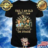 Yes I Am Old But I Saw Santana On Stage Signature Shirt