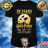 20 Years Of 2001 2021 Harry Potter Thank You For The Memories Signature Shirt