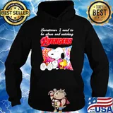 2021 Snoopy Sometimes I need to be alone and Watching Avengers shirt