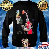 Air Mj Dunk Over Lbj High Quality Custom Shirt Sweater