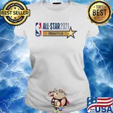 All Star Game Indianapolis 2021 Fan American Basketball Ladies tee