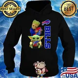 Baby Yoda And Groot Hug Rugby Buffalo Bills 2021 Shirt