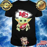 Baby Yoda Kansas City Chiefs Football Shirt