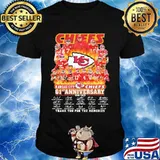 Chiefs Kansas City 61st Anniversary 1960 2021 Thank You For The Memories Signature Shirt