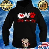 Chiefs Love Dogs Heart Red Football shirt.jgp