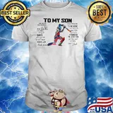 Cricket Dad To My Son Love You Colors Shirt