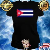 Cuba Miami Spanish Cuban Ladies tee