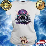Disney Villains Ursula 90S Rock Band Neon shirt (2) Ladies tee