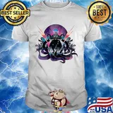 Disney Villains Ursula 90S Rock Band Neon shirt (2)