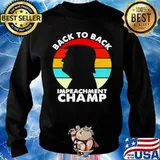 Donald Trump Back to back impeachment champ vintage Sweater