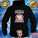 Everyone is A Little Irish On St. Patricks Day Expect The Viking We're Still Vikings Shirt Hoodie