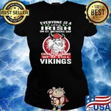 Everyone is A Little Irish On St. Patricks Day Expect The Viking We're Still Vikings Shirt Ladies tee