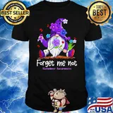 Forget Me Not Alzheimer Awareness Drawf Shirt