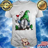 Gnome Drink Wine Play Gofl Shirt